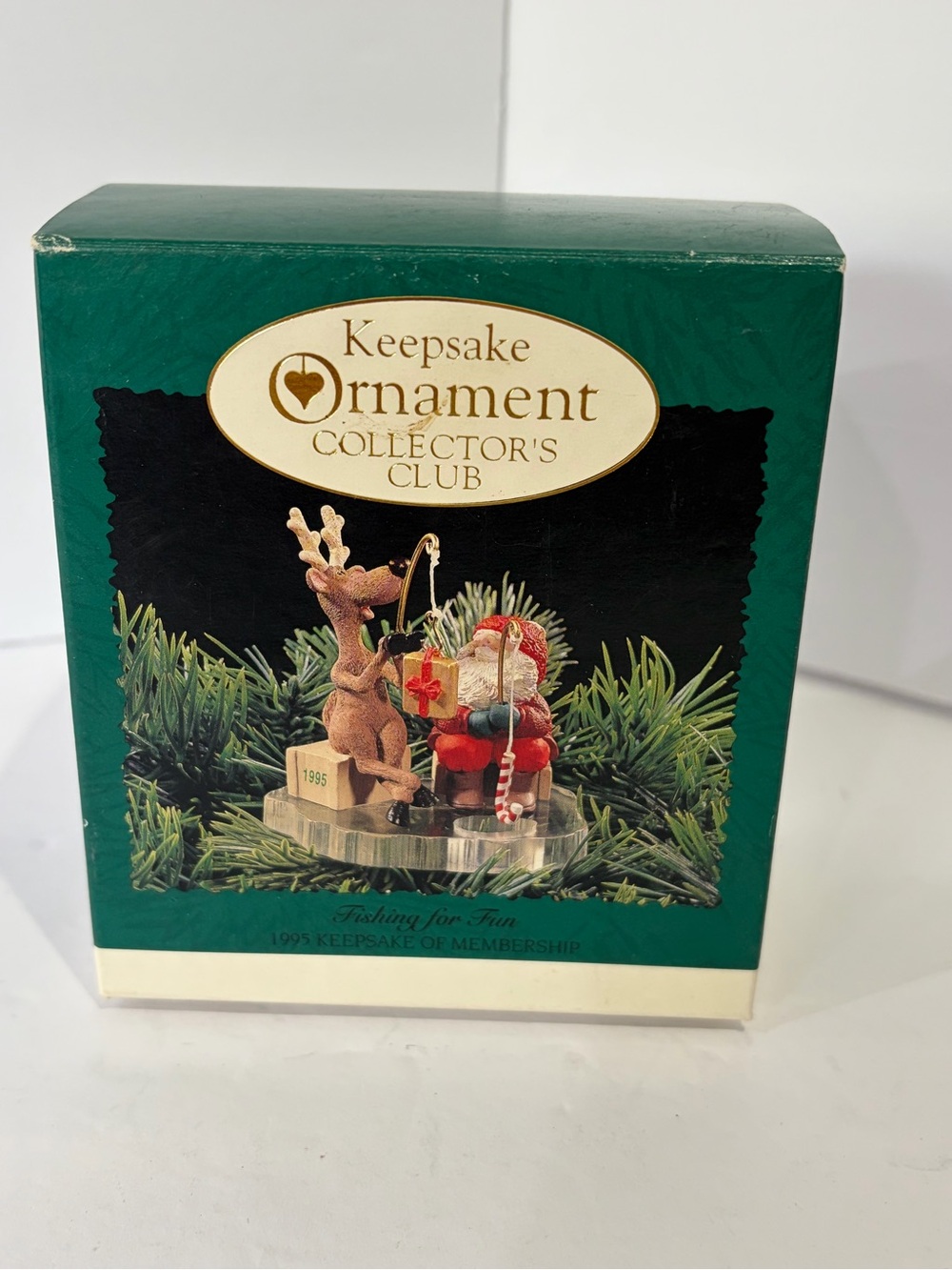 1995 Hallmark Keepsake Member Exclusive Fishing for Fun Ornament
